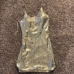 Mind Code sequin dress